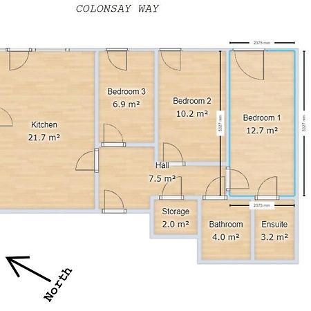 Fabulous 3 Bedroom Flat Единбург Екстер'єр фото